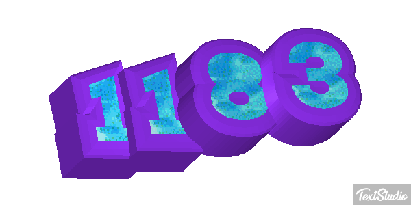 1183 Text effect