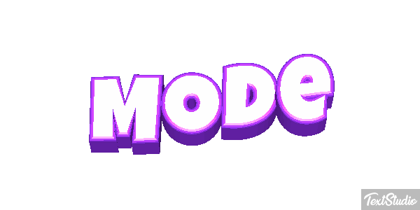 Mode Текстовый эффект