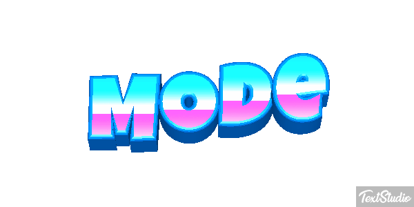 Mode Текстовый эффект