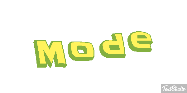 Mode Текстовый эффект