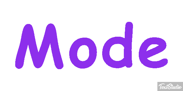 Mode Текстовый эффект