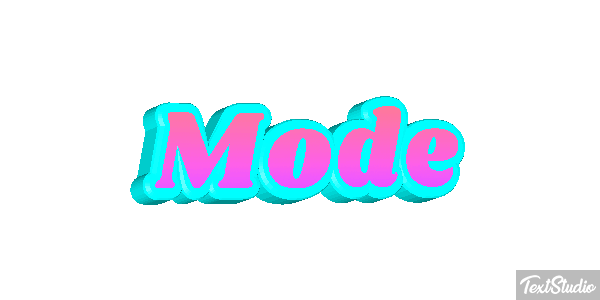 Mode Текстовый эффект