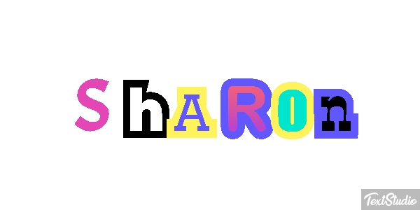 Sharon Effetto testo