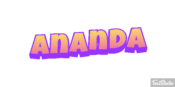 Ananda Text effect