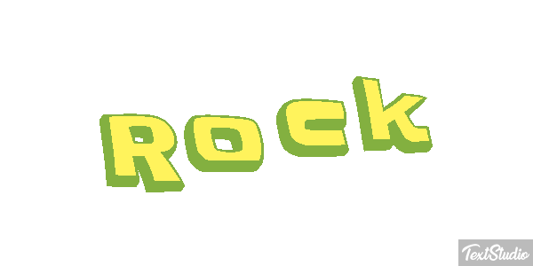 Rock Efekt tekstowy