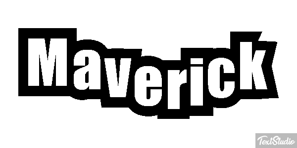 Maverick Efekt tekstowy