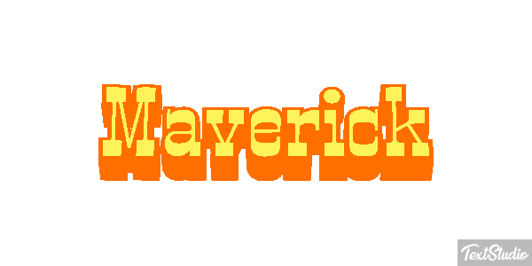 Maverick Efekt tekstowy