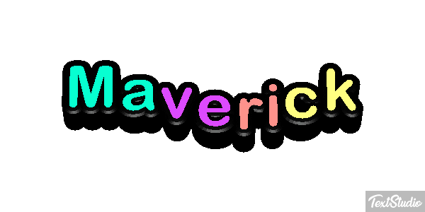 Maverick Efekt tekstowy
