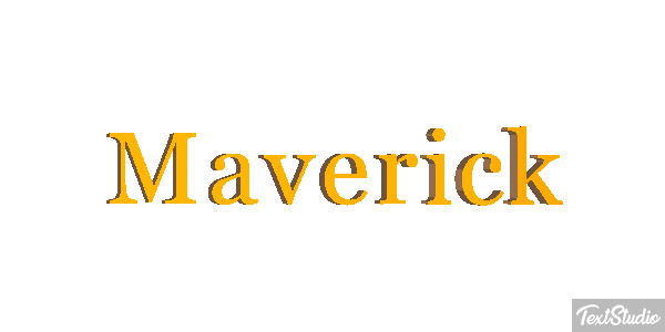 Maverick Efekt tekstowy