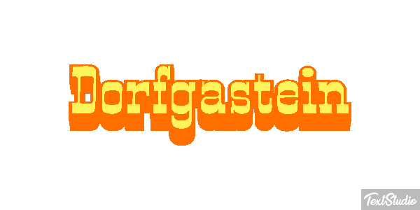 Dorfgastein Efekt tekstowy
