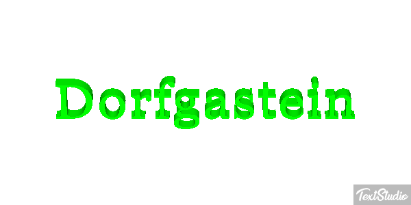 Dorfgastein Efekt tekstowy