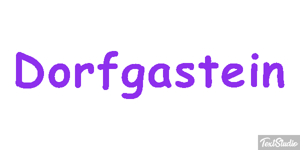 Dorfgastein Efekt tekstowy