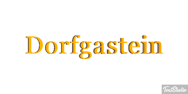 Dorfgastein Efekt tekstowy