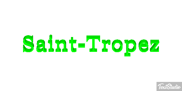 Saint-Tropez Efekt tekstowy