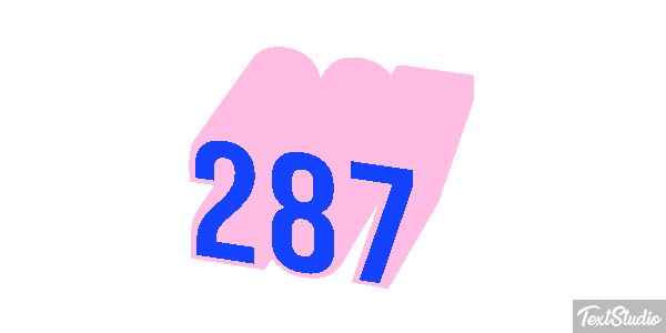 287 Effet de texte