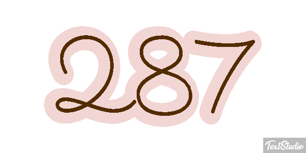 287 Effet de texte