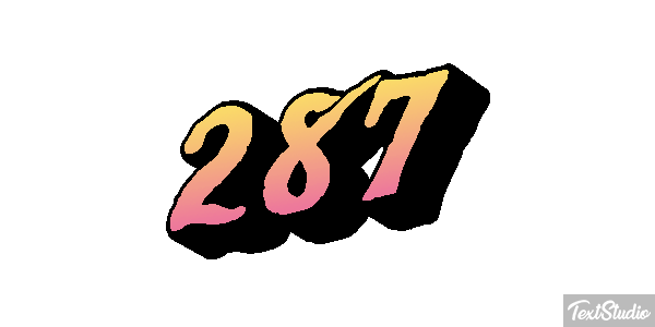 287 Effet de texte