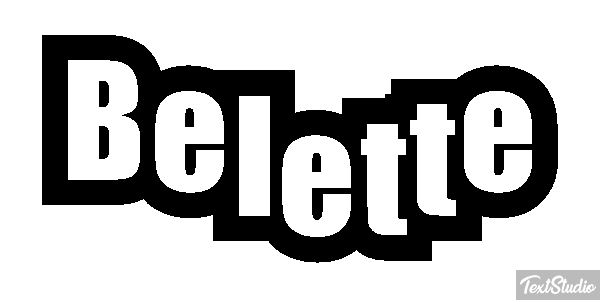 Belette Effetto testo