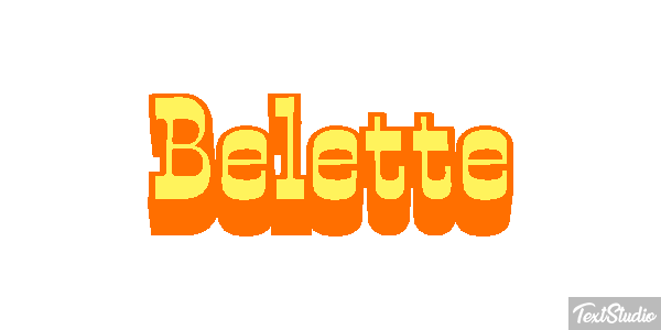 Belette Effetto testo