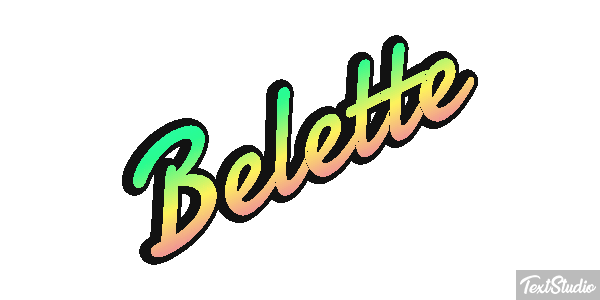 Belette Effetto testo