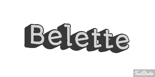 Belette Effetto testo