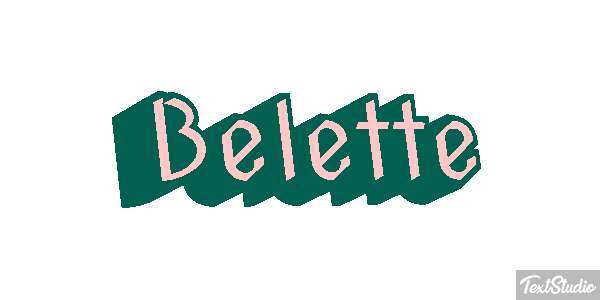 Belette Effetto testo