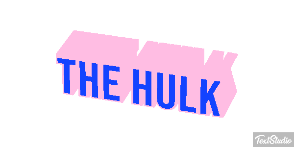The Hulk Efecto de texto