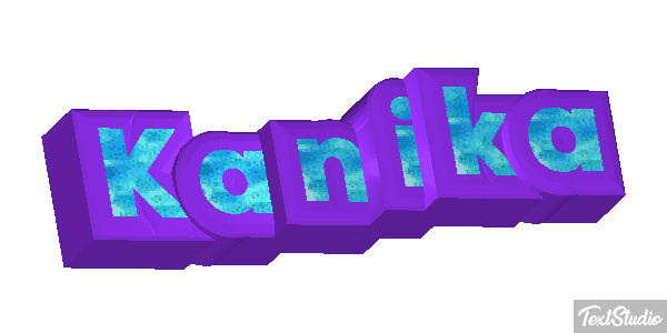 Kanika Текстовый эффект