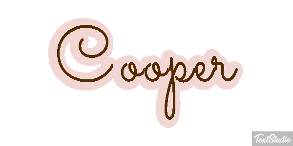Cooper Effetto testo