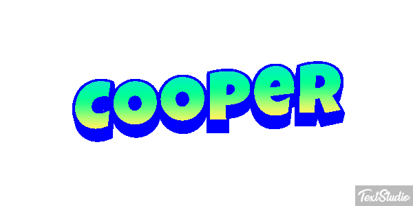 Cooper Effetto testo