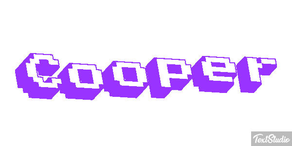 Cooper Effetto testo