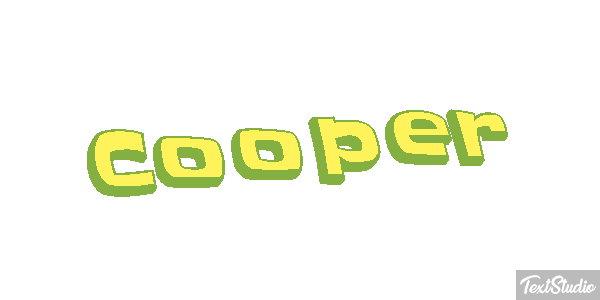 Cooper Effetto testo