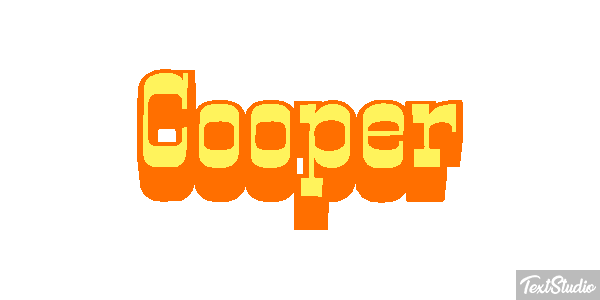 Cooper Effetto testo