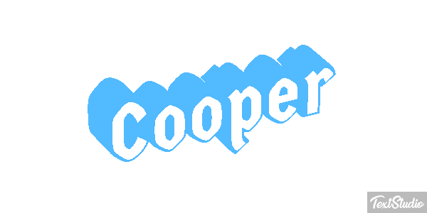 Cooper Effetto testo