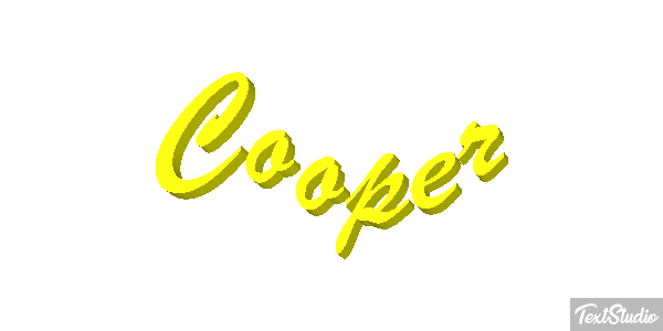 Cooper Effetto testo