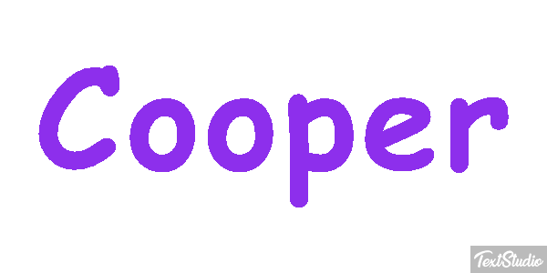 Cooper Effetto testo