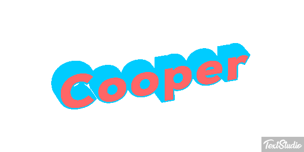 Cooper Effetto testo