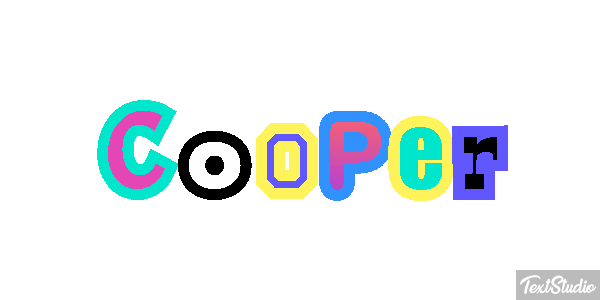Cooper Effetto testo