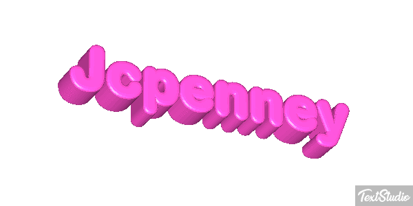 Jcpenney Text effect