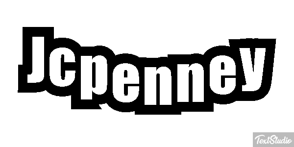 Jcpenney Text effect
