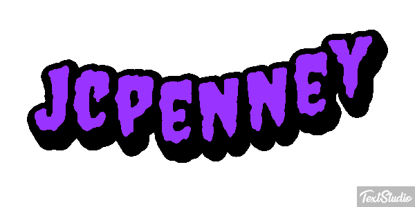 Jcpenney Text effect