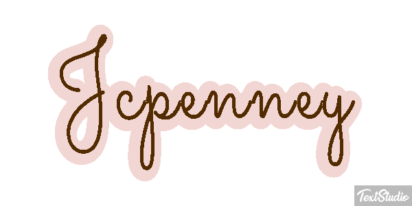 Jcpenney Text effect