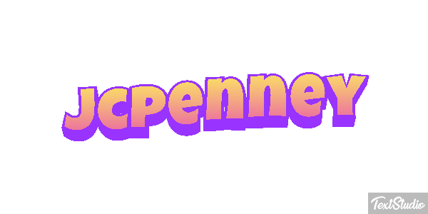 Jcpenney Text effect