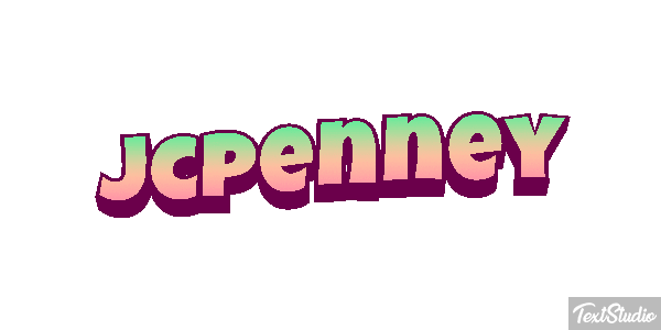 Jcpenney Text effect