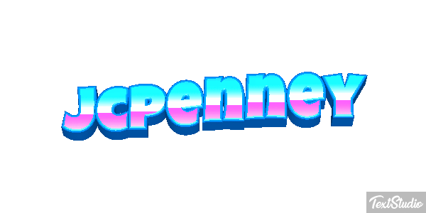Jcpenney Text effect