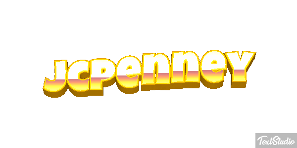 Jcpenney Text effect