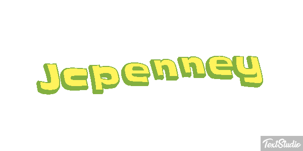Jcpenney Text effect