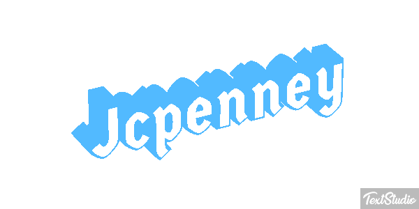 Jcpenney Text effect