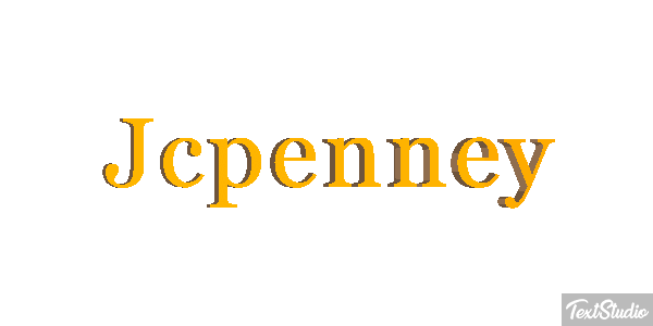 Jcpenney Text effect