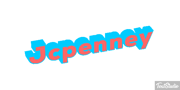 Jcpenney Text effect